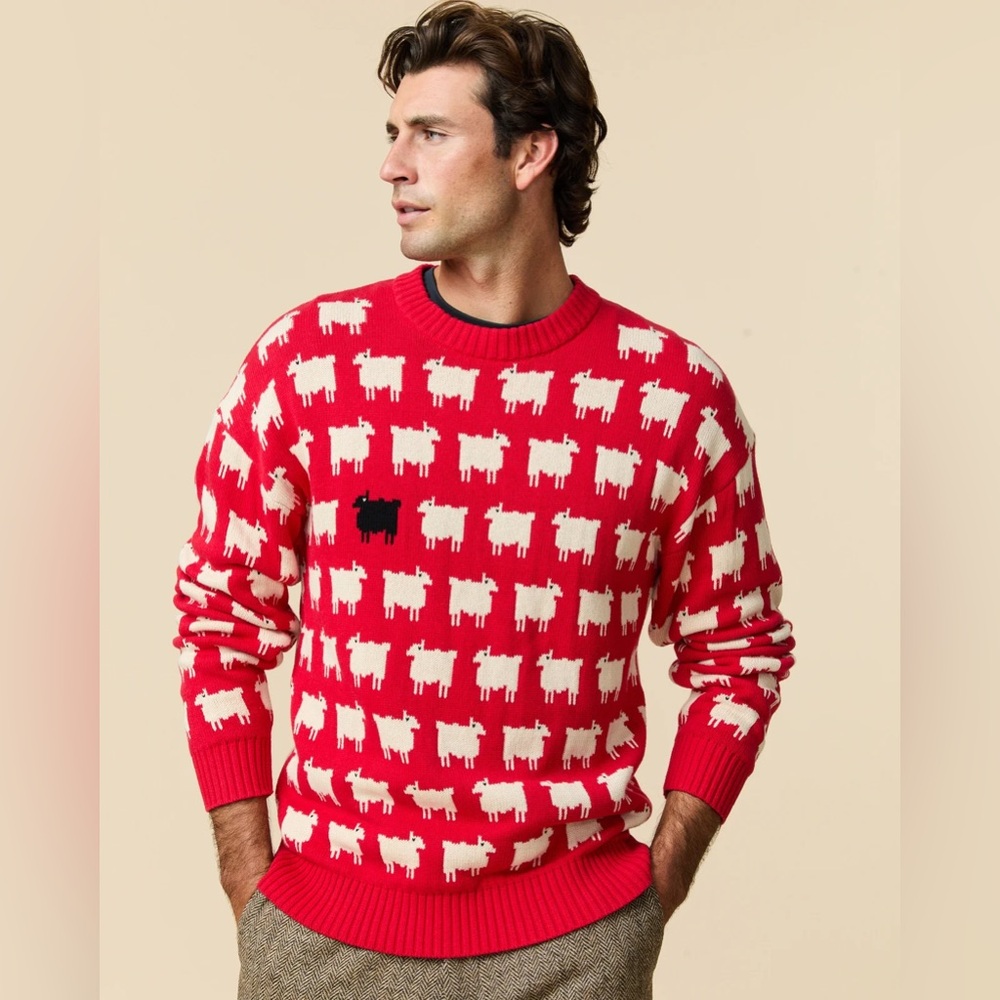 XXXL Warm & Wonderful Men's/Unisex "Diana Edition" Cotton Sheep Sweater - Picture 9 of 10